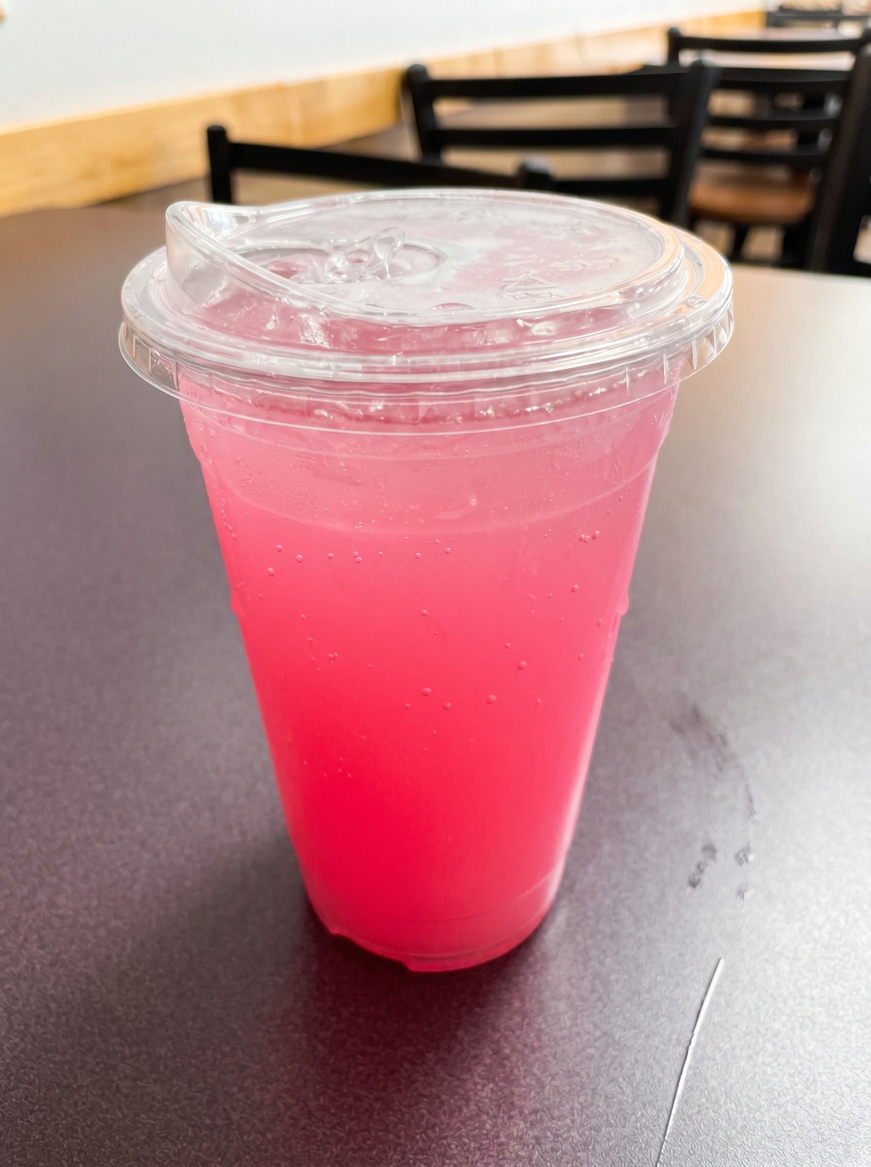 Pink lemonade refresher